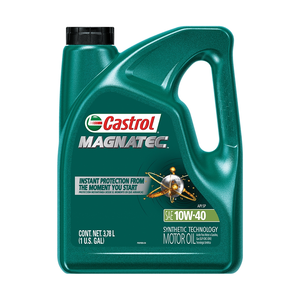 Aceite 10W40 gasolina 1/4 galon Magnatec Castrol, Materiales De  Construcción