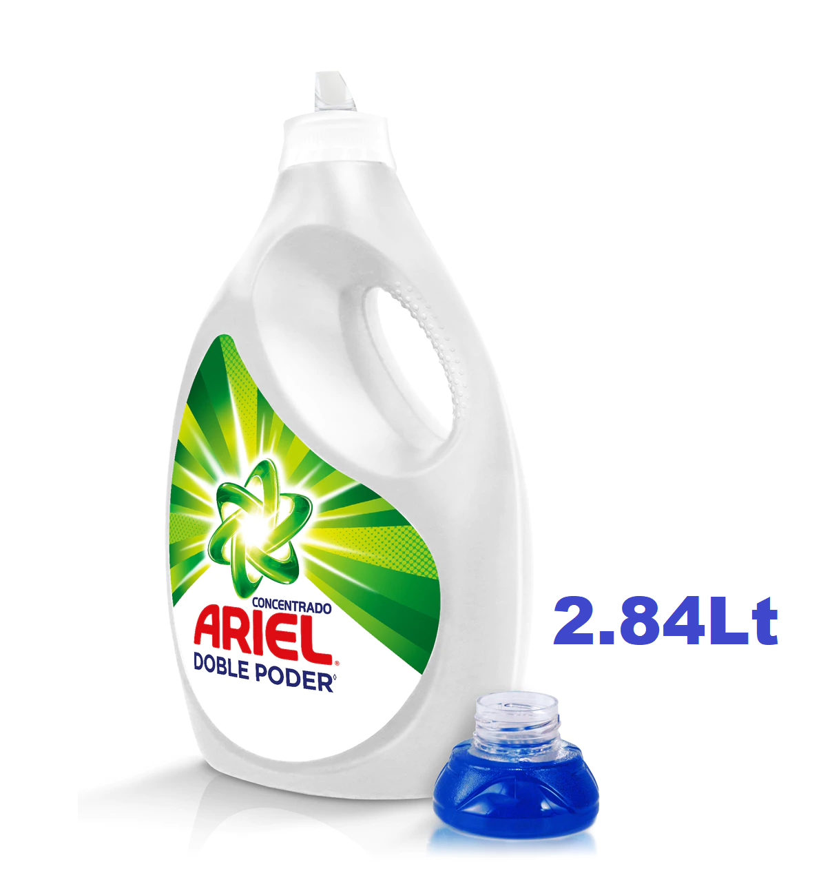 Detergente Liquido Ariel Jabón Concentrado 2.84Lt - Ariel - Cuidado hogar -  Mercado