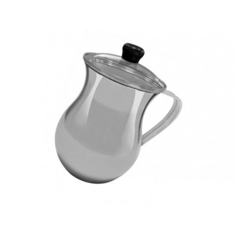 Chocolatera Aluminio 12.5cm 2l Tapa de Vidrio Imusa