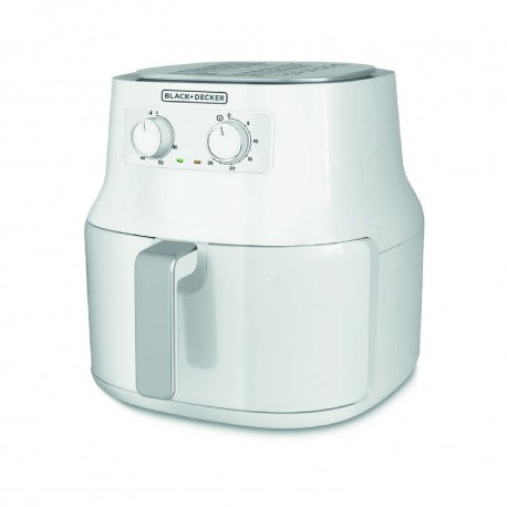 Freidora de Aire Black and Decker 4.5Lt HF4004W Blanca