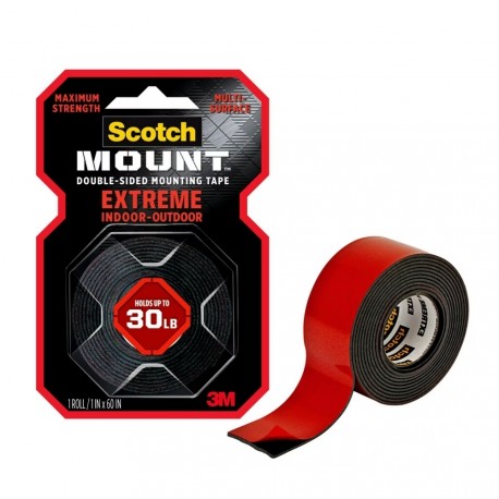 Cinta De Montaje 3M Doble Faz Extrema 25mm X 1.5mts