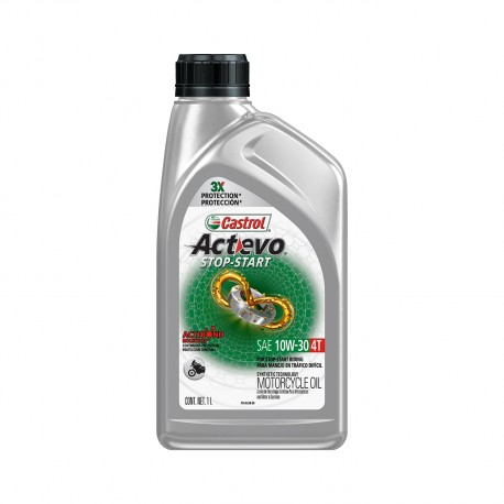 Aceite Castrol Actevo Stop Star 4T 10W-30 X 1 Litro