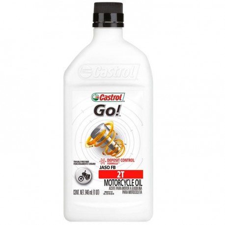 Aceite Castrol Actevo Essential 2T 1 Litro / Caja X 6 Unidades