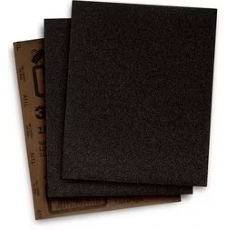 Lija De Agua 3M G600 De 9x11 Paquete X 50 Unidades