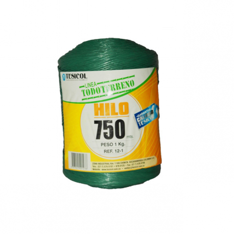 Hilo 12-1 x750mt Todo Terreno Paq x6  Tesicol