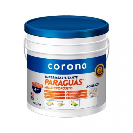 Impermeabilizante Corona Paraguas Multipropósito Blanco X 1 Galón