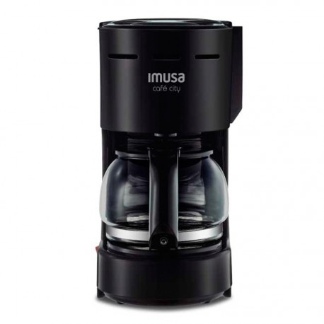 Cafetera Imusa 6 tazas Café City Negro