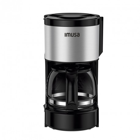 Cafetera de filtro Imusa Perfectta 6 Tazas Inox Negra