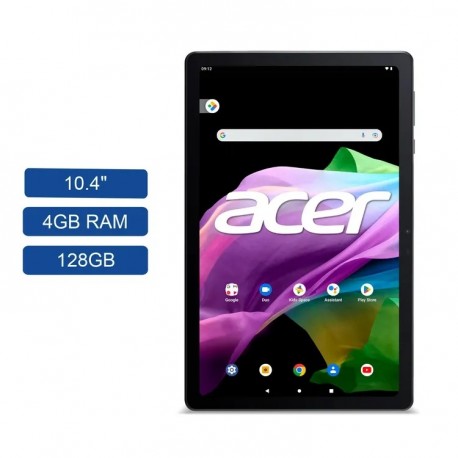 Tablet Acer K75J 2K 128GB 10.4" Plateado