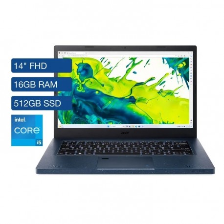 Computador Portátil Acer 14" 55EB Ci5 SH Windows 11 Pro Azul