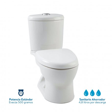 Sanitario Corona Infantil Kiddy Blanco