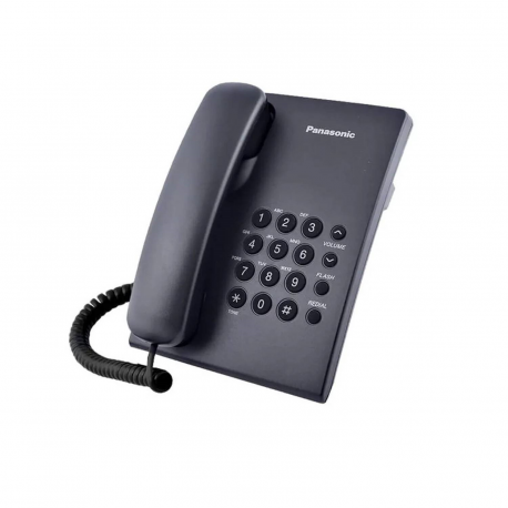 Teléfono Alambrico Panasonic TS500 / Negro