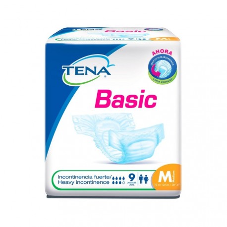 Pañal Tena Basic Mediano TBS x9