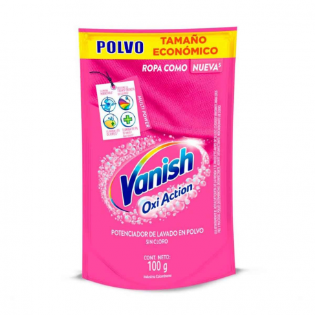 Desmanchador Vanish Polvo Rosa 100G
