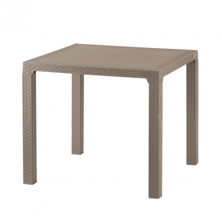 Mesa Cuadrada Aura Vanyplas Taupe