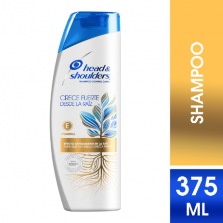 Head & Shoulders Shampoo Control Caspa Crece Fuerte Desde La Raíz x 375ml