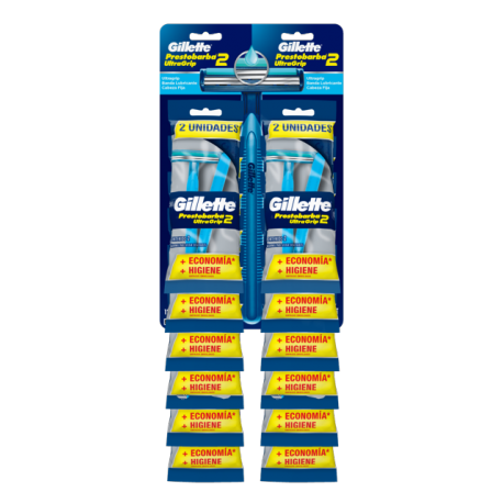 Maquina Prestobarba Gillette BUG 12 BLS x2