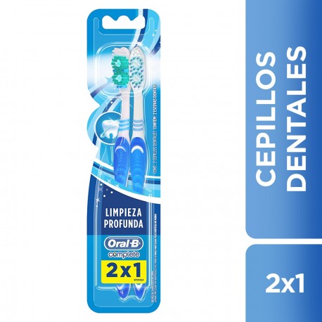 Cepillos Dentales Oral B Complete Limpieza Profunda 2 Und