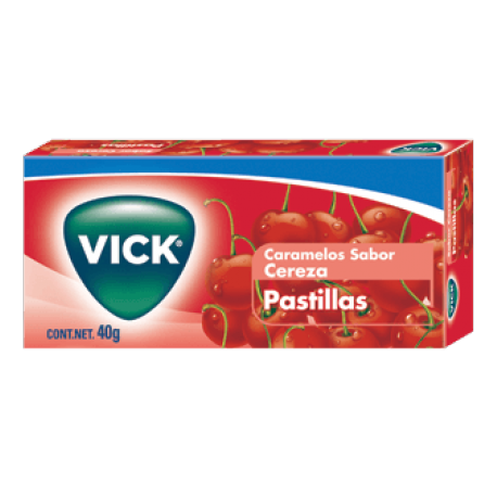 Vick Pastilla Cereza X24 Sobres