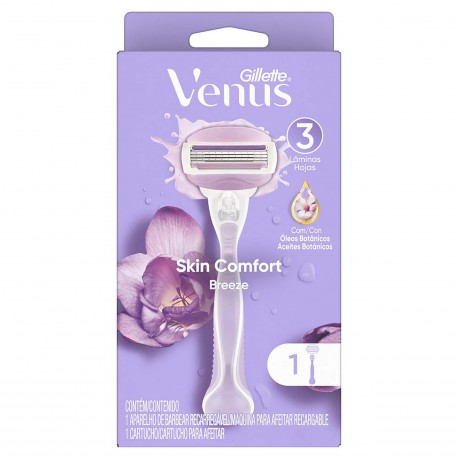 Máquina para afeitar Recargable Gillette Venus Breeze, 1 Und