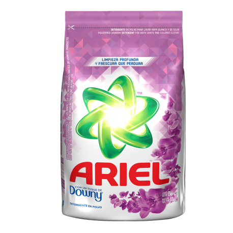 Detergente en Polvo Ariel Toque Downy 2000 gr