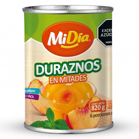 Duraznos x Mitades MiDía x 820g.