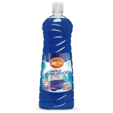Jabón Barra Líquido Azul MiDía 1000 ml