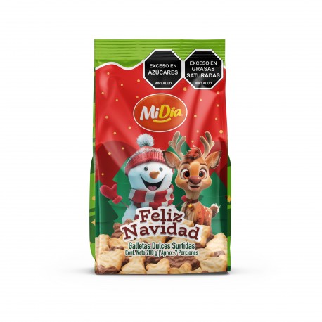 Galletas Bolsa Navidad MiDía 200g