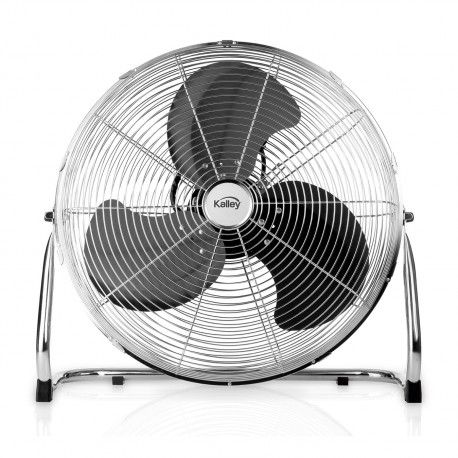 Ventilador Alta Potencia Negro y Plateado Kalley K-VP20HS