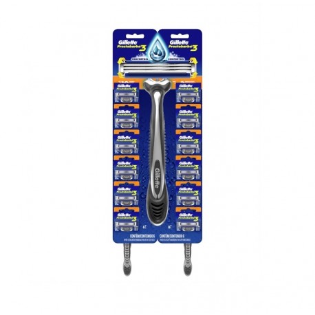 Gillette Prestobarba 3Máquinas Para Afeitar Desechables 10 Und