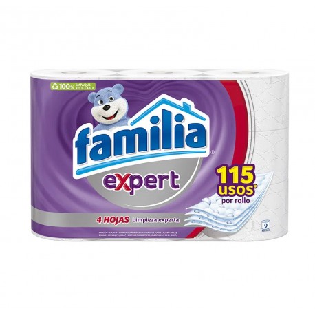 Papel Higiénico Familia Expert X9R 26Mt