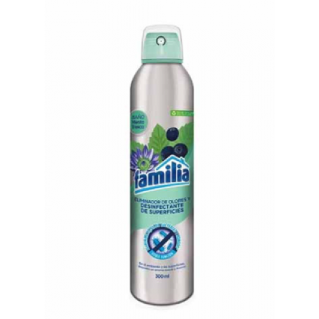 Eliminador De Olor Familia Baño Menta X300ml
