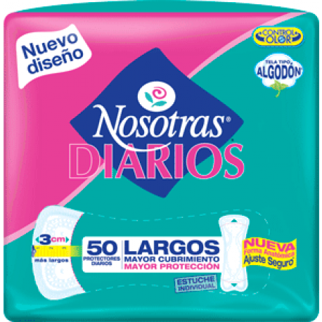 Protectores Diarios Nosotras Largos 12 x5OUnd