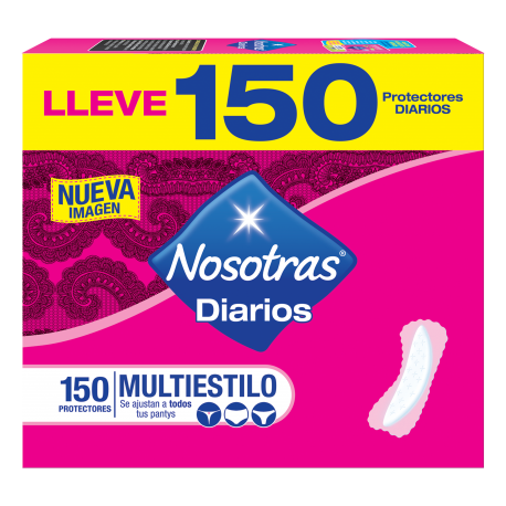 Protectores Nosotras Multiestilo 150