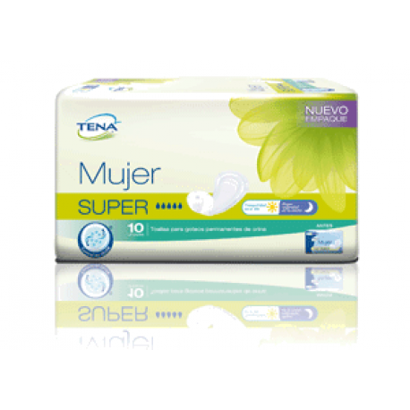 Toallas Higiénicas Tena Mujer Super X 10uUnidades