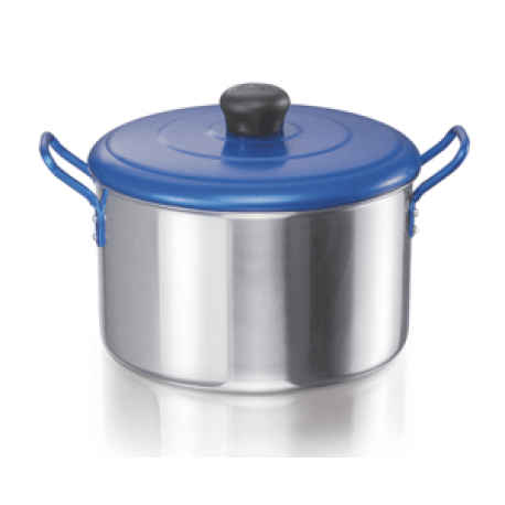Olla Tapa Azul 24 Cm Imusa