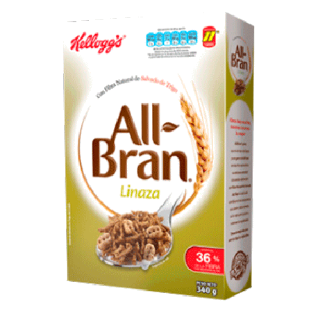 Cereal All Bran Linaza Kellogg
