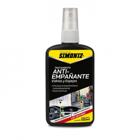 Antiempañante SIMONIZ para Vidrios y Espejos 120 ml