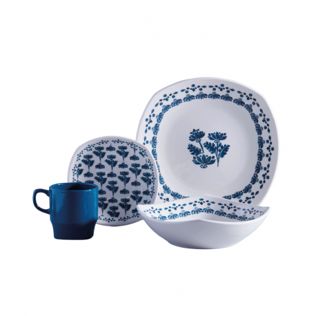 Vajilla Corona Sylvian 4 Puestos 16 Piezas