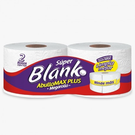 Papel Higiénico Super Blanko Mega Abullonado 2Rx28M
