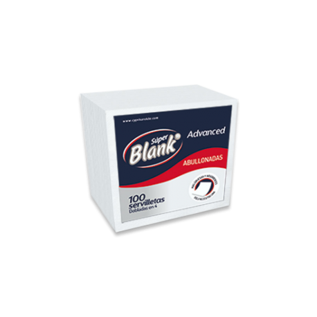 Servilleta Advanced  Super Blanko 100und