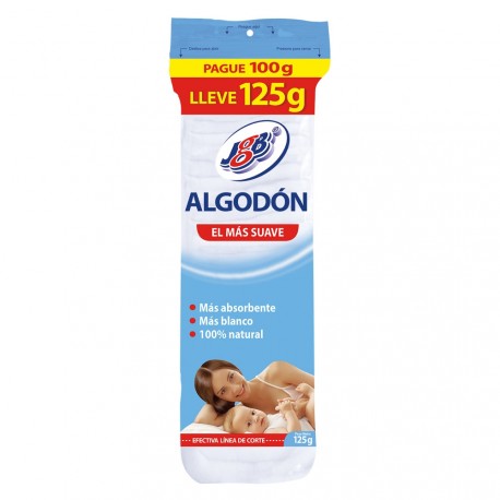Algodón JGB X 125gr pague 100 lleve 125