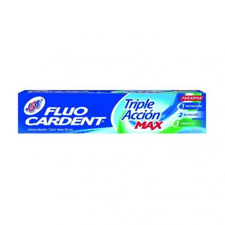 Crema Dental Fluocardent Triple Acción Max 50 Ml