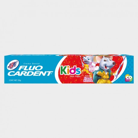 Crema Dental JGB Fluocardent Kids con Fluor x 50 g