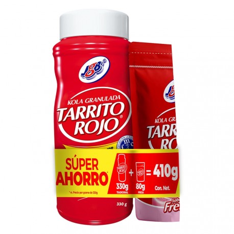 Tarrito Rojo JGB Tradicional 330g + Fresa 80g Super Ahorro