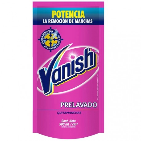Prelavado Vanish Doypack x Jabón 500ml