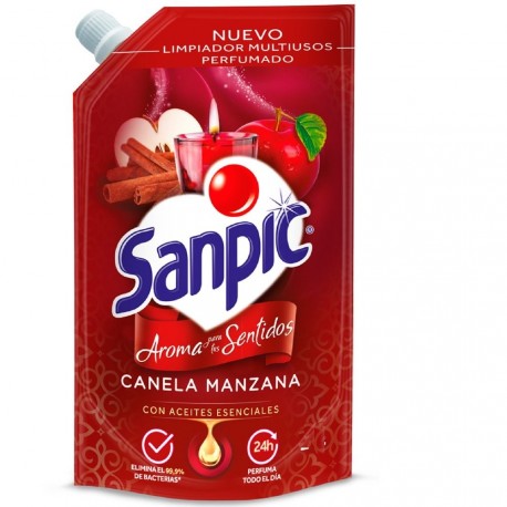 Limpia Pisos Sanpic Canela Manzana Doypack 200ml