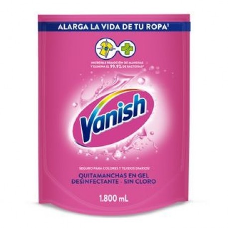Desmanchador Líquido Vanish Rosa 1.8ml Doypack