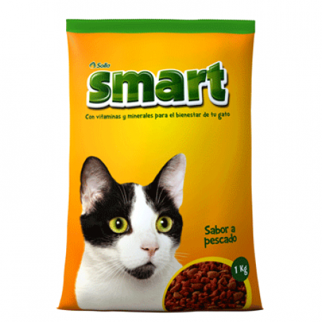 Comida Smart Para Gatos Extruido X 1Kg