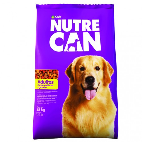 Nutrecan Razas Medianas y Razas Grandes Adulto x 25Kg